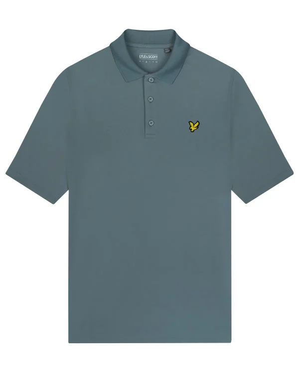 Lyle & Scott Golf<Golf Technisches Polohemd Eisenblau