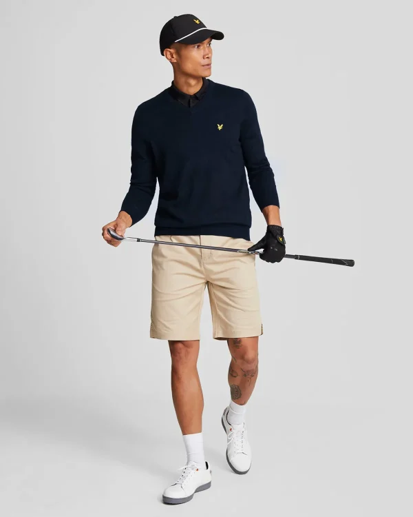 Lyle & Scott Golf<Golf V-Ausschnitt Pullover DunkleMarine