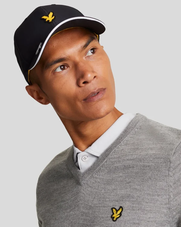 Lyle & Scott Golf | Pullover & Strickwaren<Golf V-Ausschnitt Pullover MidGreyMargel