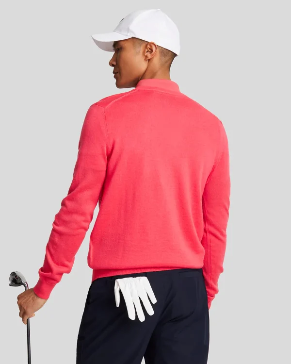 Lyle & Scott Golf | Pullover & Strickwaren<Golf V-Ausschnitt Pullover VögelchenRot