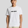 Lyle & Scott Vermächtnis | T-shirts<Gummiertes Grafik T-Shirt White