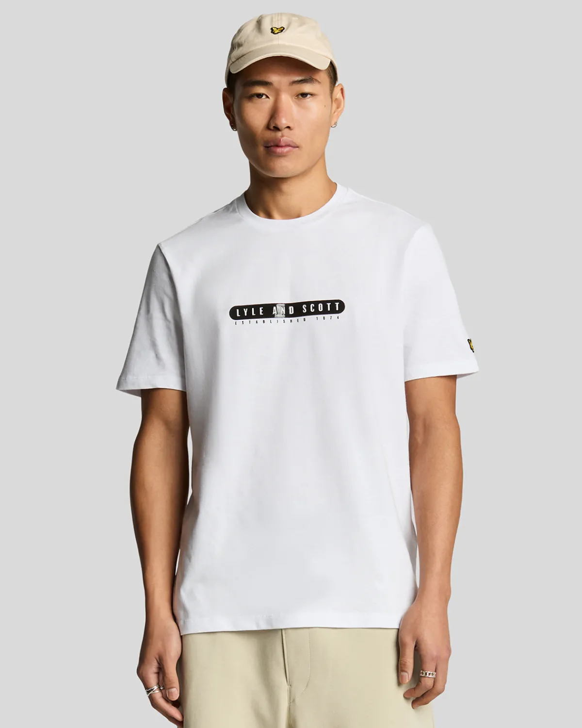 gummiertes_grafik_tshirt_0.webp Lyle & Scott Vermächtnis | T-shirts<Gummiertes Grafik T-Shirt White