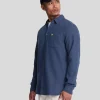 Lyle & Scott Hemden<Hemd mit Korbgeflecht Navy