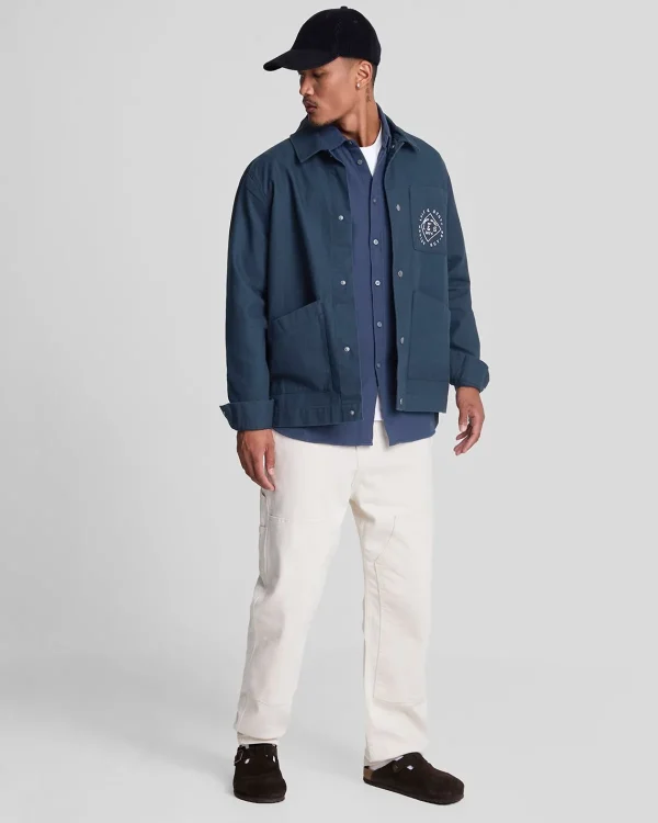 Lyle & Scott Hemden<Hemd mit Korbgeflecht Navy