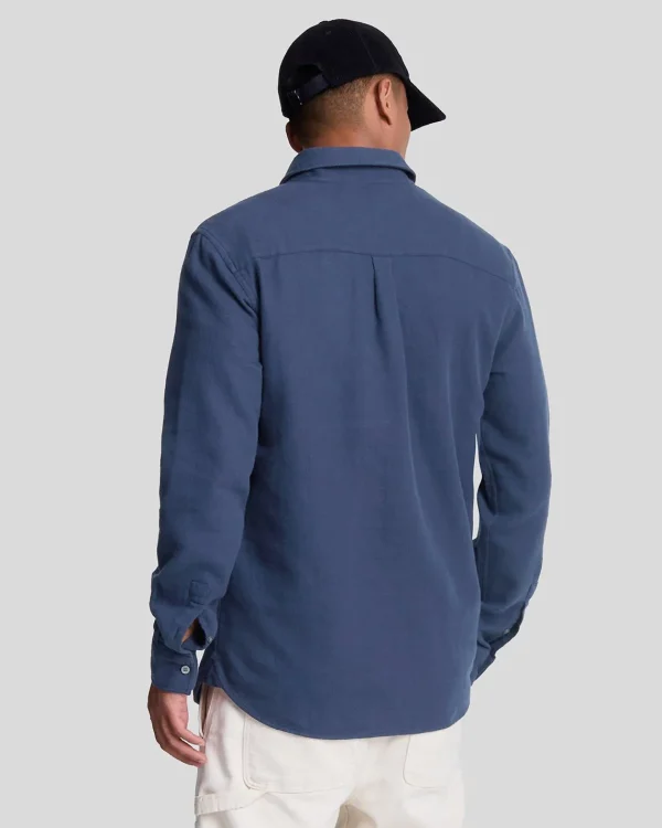Lyle & Scott Hemden<Hemd mit Korbgeflecht Navy