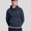 Lyle & Scott Reframed | Kapuzenpullover<Hochwertiger French Terry Hoodie mit diagonaler Webart MidnightNavy