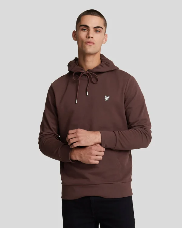 Lyle & Scott Reframed | Kapuzenpullover<Hochwertiger French Terry Hoodie mit diagonaler Webart RubberRed