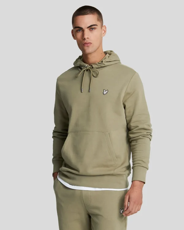 Lyle & Scott Kapuzenpullover<Hochwertiger French Terry Hoodie mit diagonaler Webart Woolwich