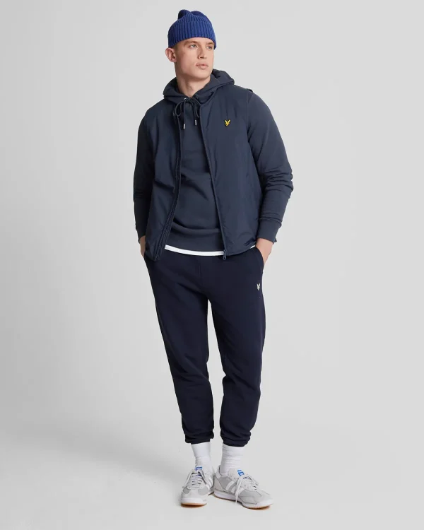 Lyle & Scott Reframed | Kapuzenpullover<Hochwertiger French Terry Hoodie mit diagonaler Webart MidnightNavy