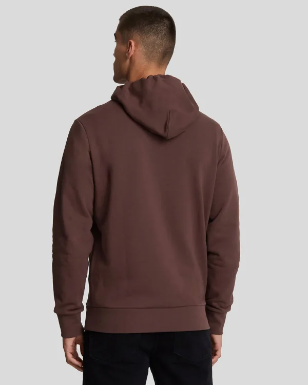 Lyle & Scott Reframed | Kapuzenpullover<Hochwertiger French Terry Hoodie mit diagonaler Webart RubberRed