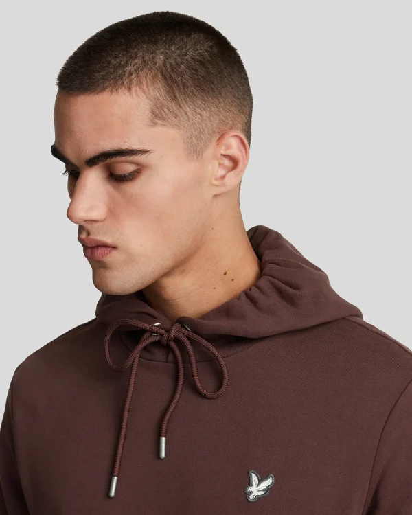 Lyle & Scott Reframed | Kapuzenpullover<Hochwertiger French Terry Hoodie mit diagonaler Webart RubberRed