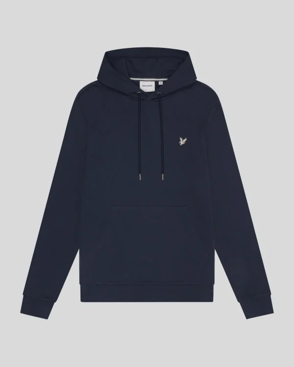 Lyle & Scott Reframed | Kapuzenpullover<Hochwertiger French Terry Hoodie mit diagonaler Webart MidnightNavy
