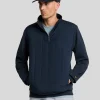 Lyle & Scott Vermächtnis | Sweatshirts<Hybrid gestepptes 1/4 Zip Sweatshirt MuddyNavy
