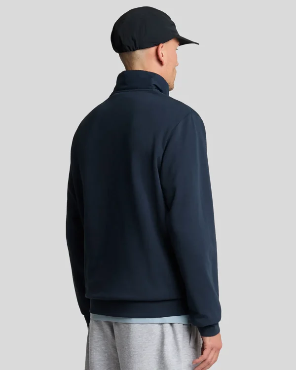 Lyle & Scott Vermächtnis | Sweatshirts<Hybrid gestepptes 1/4 Zip Sweatshirt MuddyNavy