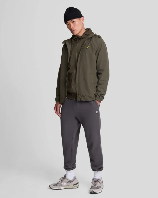 Lyle & Scott Kapuzenpullover<Hybrid Zip Hoodie Olive
