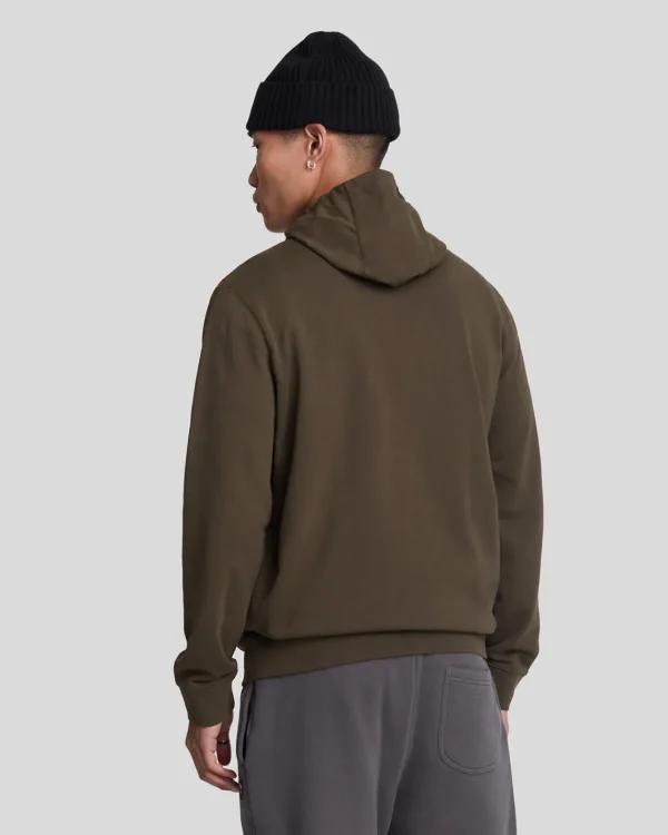 Lyle & Scott Kapuzenpullover<Hybrid Zip Hoodie Olive