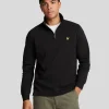 Lyle & Scott Pullover & Strickwaren<Interlock 1/4 Reißverschluss Pullover JetBlack