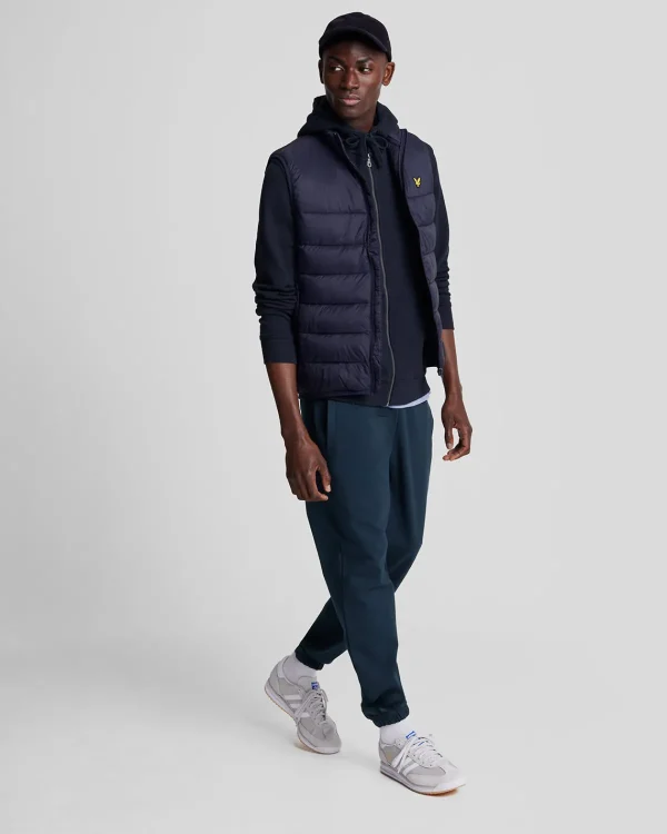 Lyle & Scott Jogger<Interlock Jogginghose mit Bündchen DarkNavy