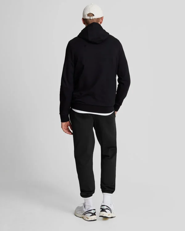 Lyle & Scott Jogger<Interlock Jogginghose mit Bündchen JetBlack