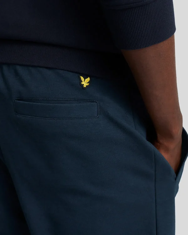 Lyle & Scott Jogger<Interlock Jogginghose mit Bündchen DarkNavy