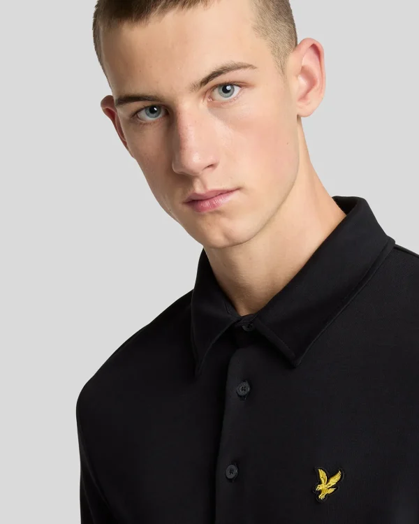 Lyle & Scott Vermächtnis | Polohemden<Interlock Polohemd JetBlack