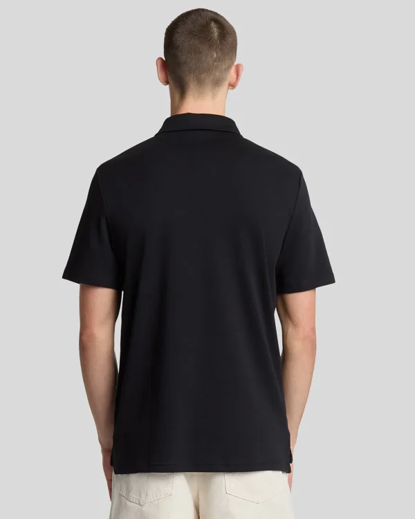 Lyle & Scott Vermächtnis | Polohemden<Interlock Polohemd JetBlack