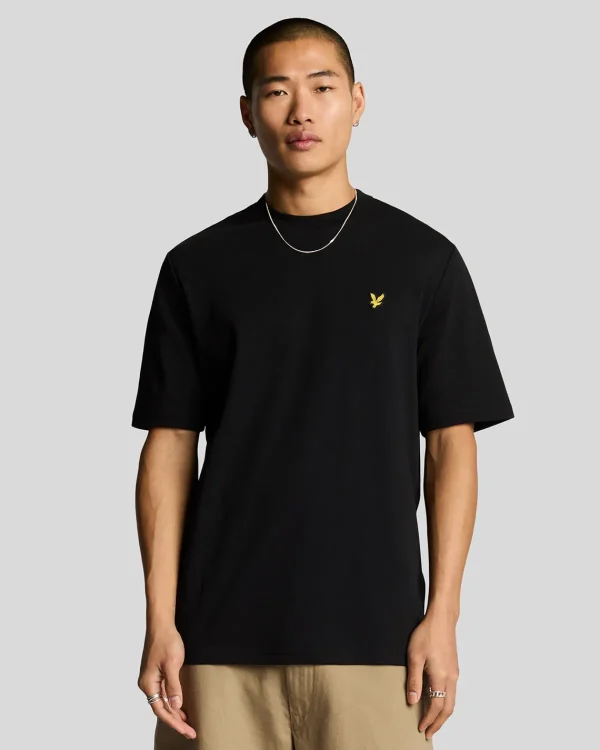 Lyle & Scott Vermächtnis | T-shirts<Interlock T-Shirt JetBlack