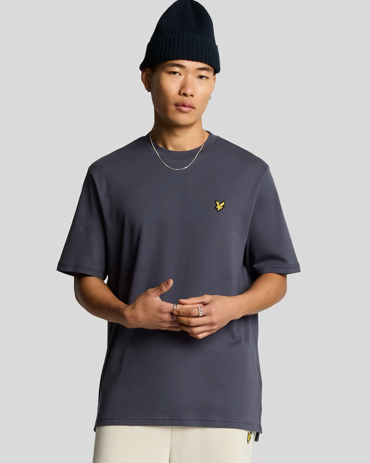 interlock_tshirt_0.webp Lyle & Scott Vermächtnis | T-shirts<Interlock T-Shirt NavyNight