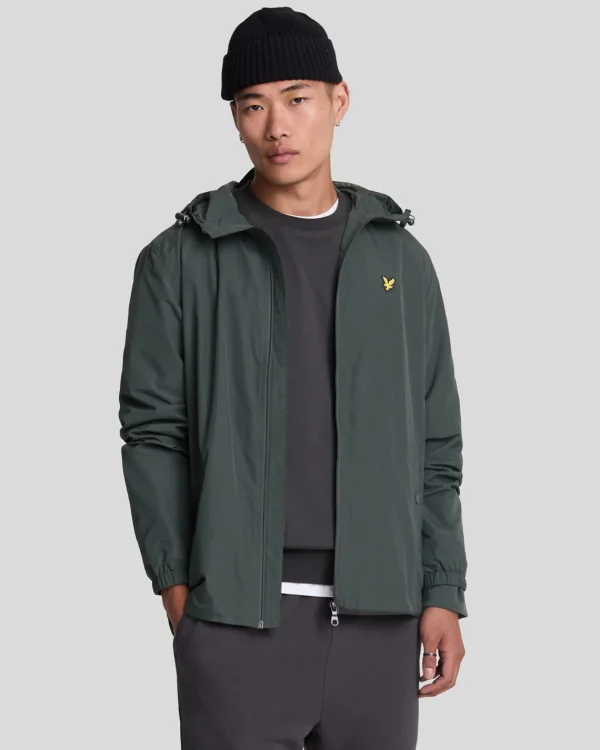 Lyle & Scott Mäntel & Jacken<Jacke mit Kapuze und Reißverschluss Gunmetal