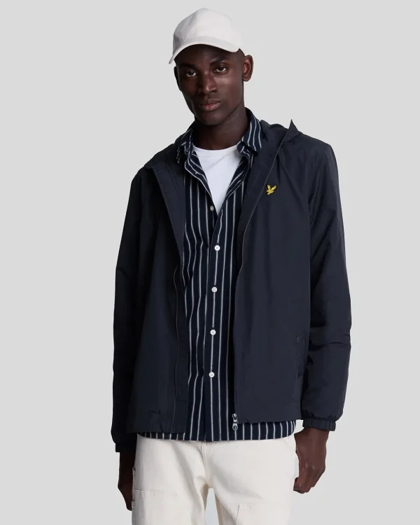 Lyle & Scott Grundlegendes | Mäntel & Jacken<Jacke mit Kapuze und Reißverschluss DunkleMarine