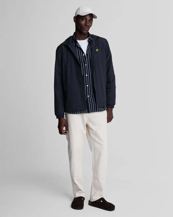 Lyle & Scott Grundlegendes | Mäntel & Jacken<Jacke mit Kapuze und Reißverschluss DunkleMarine