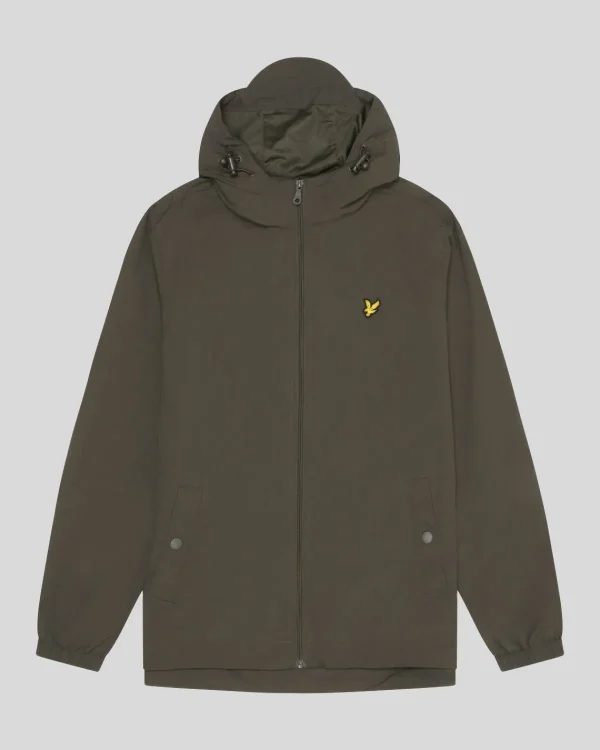 Lyle & Scott Mäntel & Jacken<Jacke mit Kapuze und Reißverschluss Olive