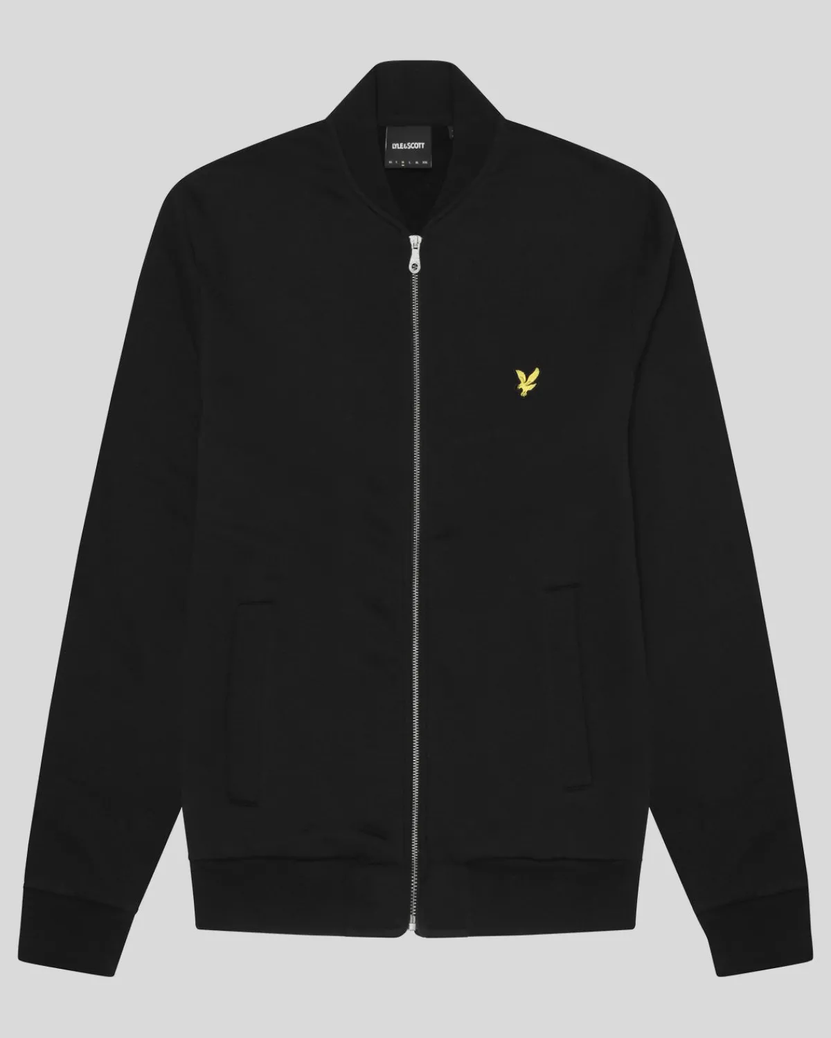 jersey_bomberjacke_0.webp Lyle & Scott Groß & Groß | Übergrößen<Jersey Bomberjacke JetBlack