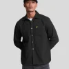 Lyle & Scott Hemden<Kammgarn-Köperhemd JetBlack