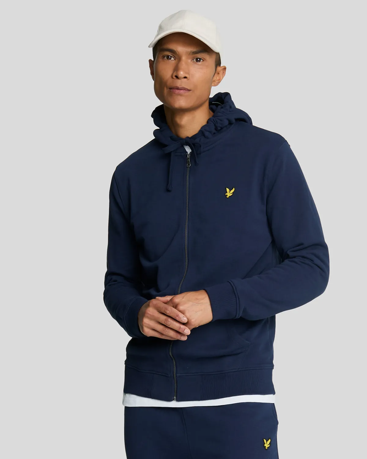 kapuzenpullover_mit_reiverschluss_0-1.webp Lyle & Scott Grundlegendes | Kapuzenpullover<Kapuzenpullover mit Reißverschluss Marine