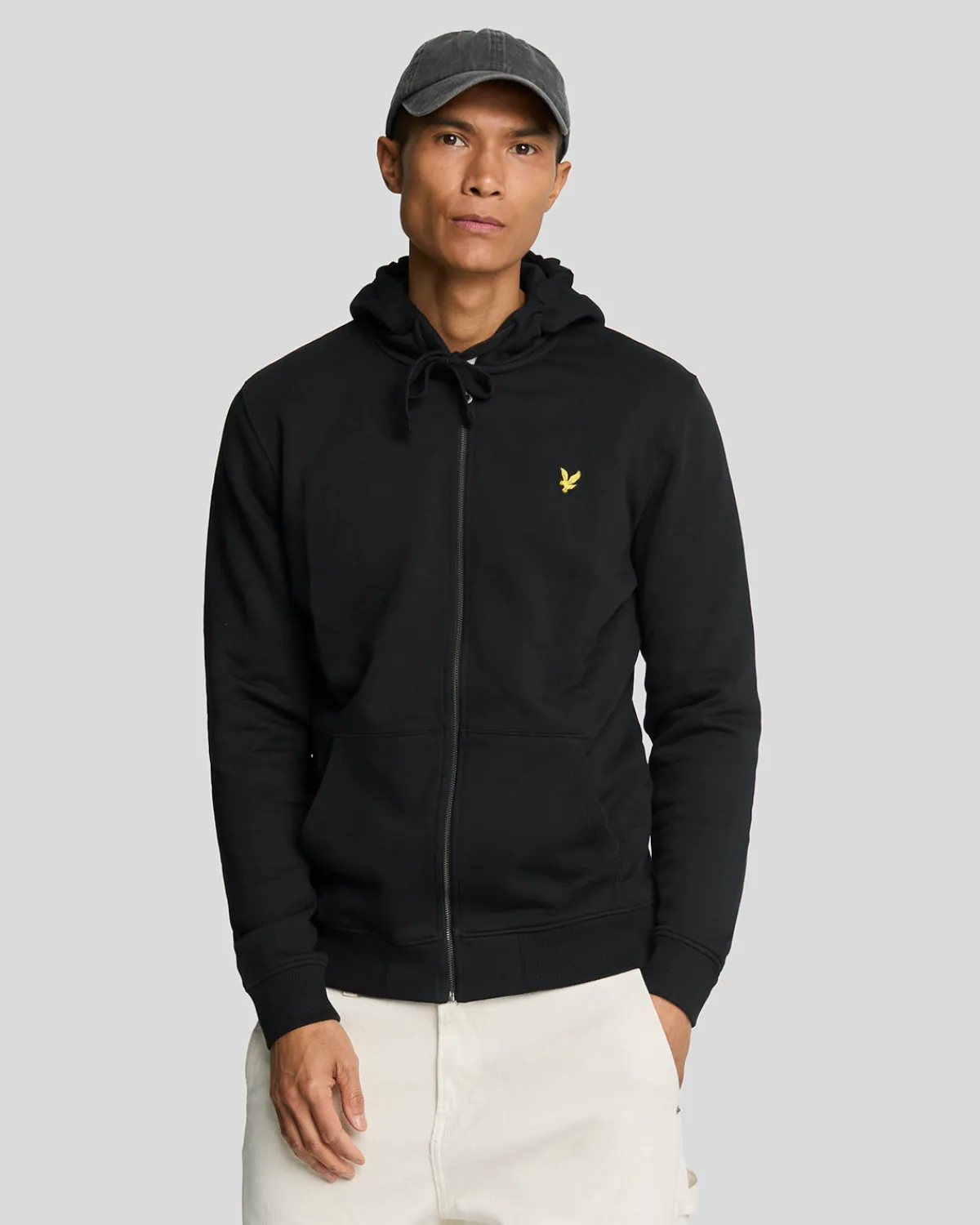 kapuzenpullover_mit_reiverschluss_0-2.webp Lyle & Scott Grundlegendes | Kapuzenpullover<Kapuzenpullover mit Reißverschluss Pechschwarz