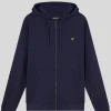 Lyle & Scott Groß & Groß | Übergrößen<Kapuzenpullover mit Reißverschluss Marine