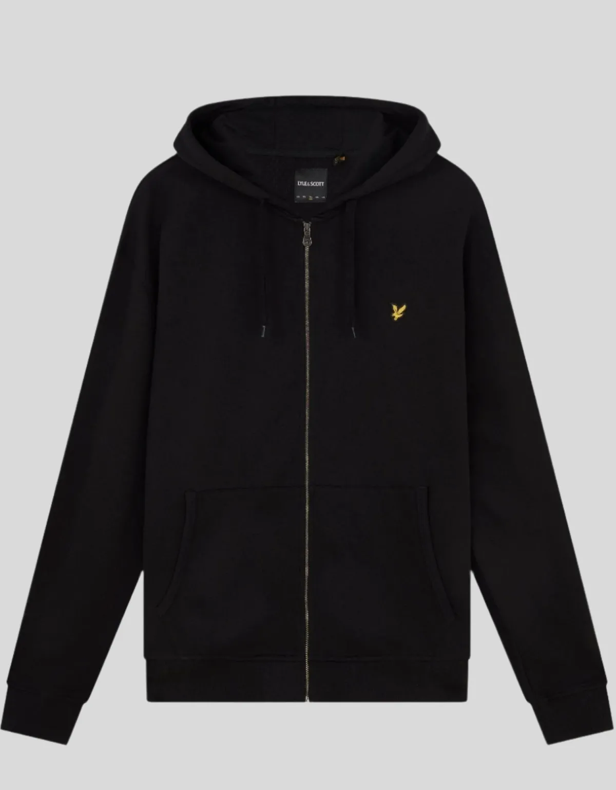 kapuzenpullover_mit_reiverschluss_0-4.webp Lyle & Scott Groß & Groß | Übergrößen<Kapuzenpullover mit Reißverschluss Pechschwarz