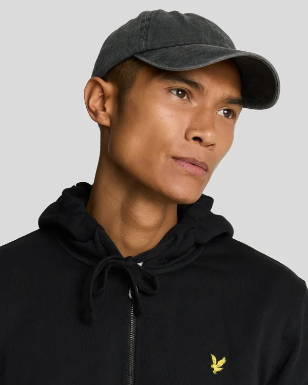 Lyle & Scott Grundlegendes | Kapuzenpullover<Kapuzenpullover mit Reißverschluss Pechschwarz