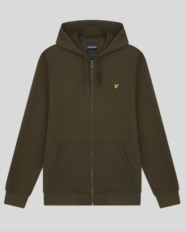 Lyle & Scott Kapuzenpullover<Kapuzenpullover mit Reißverschluss Olive