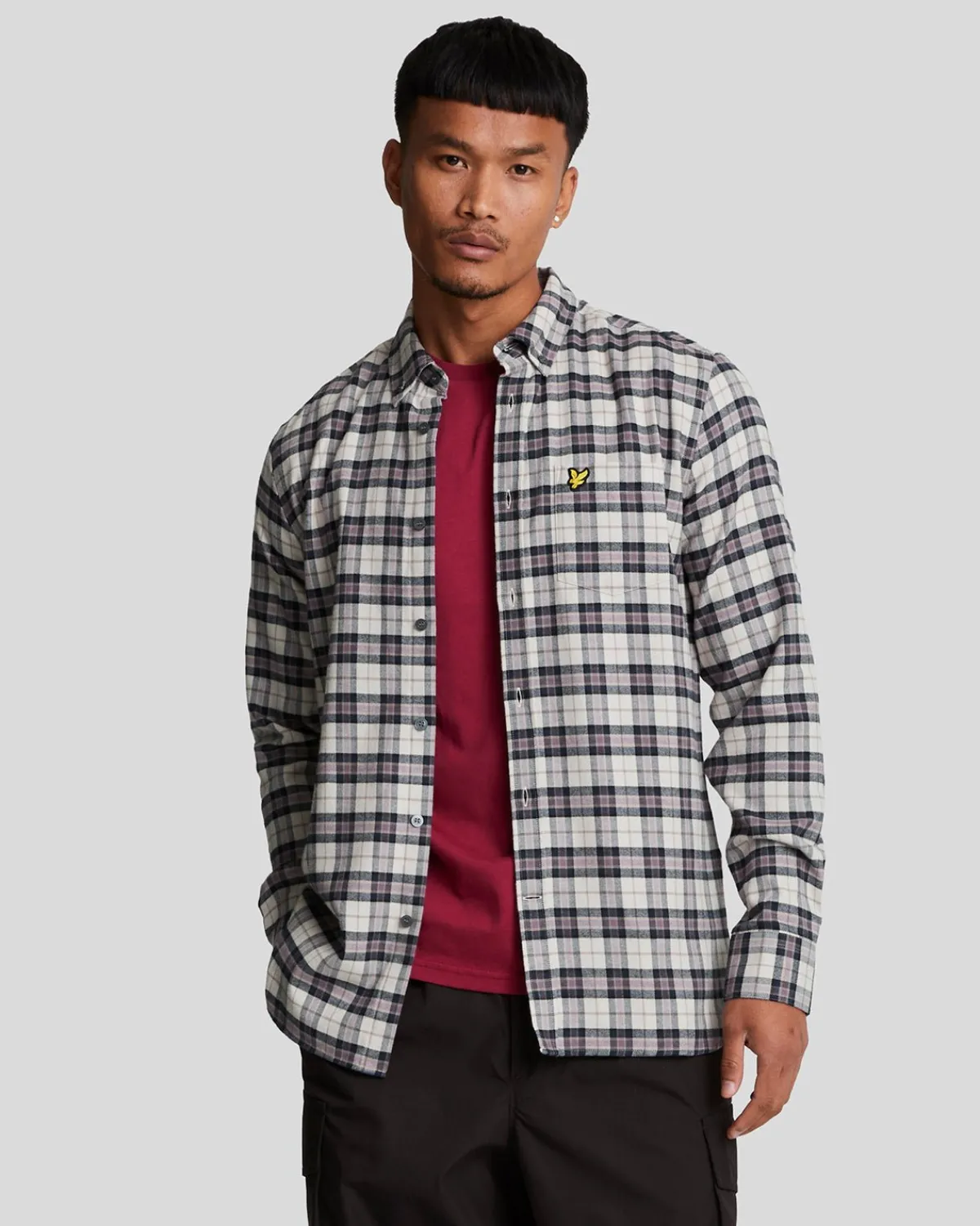 kariertes_flanellhemd_0-3.webp Lyle & Scott Vermächtnis | Hemden<Kariertes Flanellhemd DarkNavy