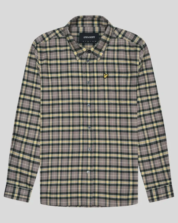 Lyle & Scott Groß & Groß | Übergrößen<Kariertes Flanellhemd ArgyleTeal