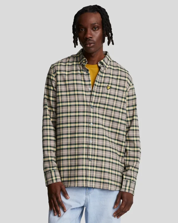 Lyle & Scott Vermächtnis | Hemden<Kariertes Flanellhemd ArgyleTeal
