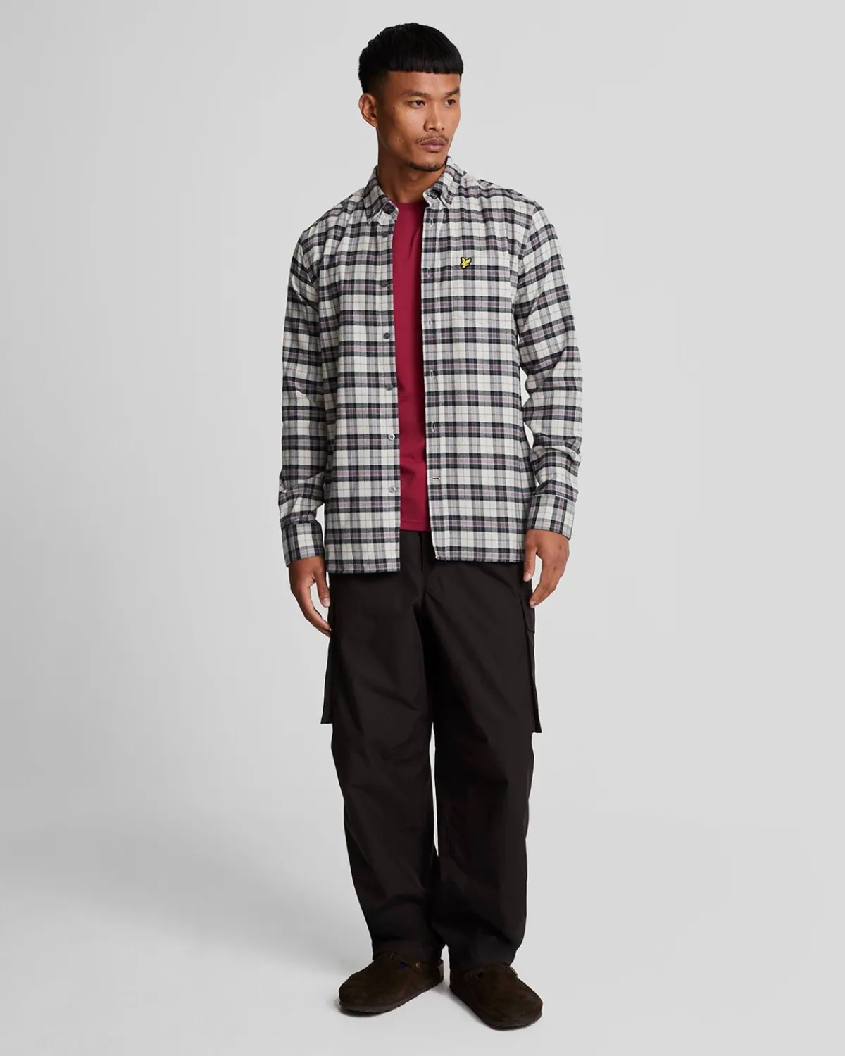 kariertes_flanellhemd_1-3.webp Lyle & Scott Vermächtnis | Hemden<Kariertes Flanellhemd DarkNavy