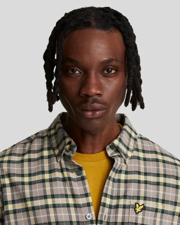 Lyle & Scott Vermächtnis | Hemden<Kariertes Flanellhemd ArgyleTeal