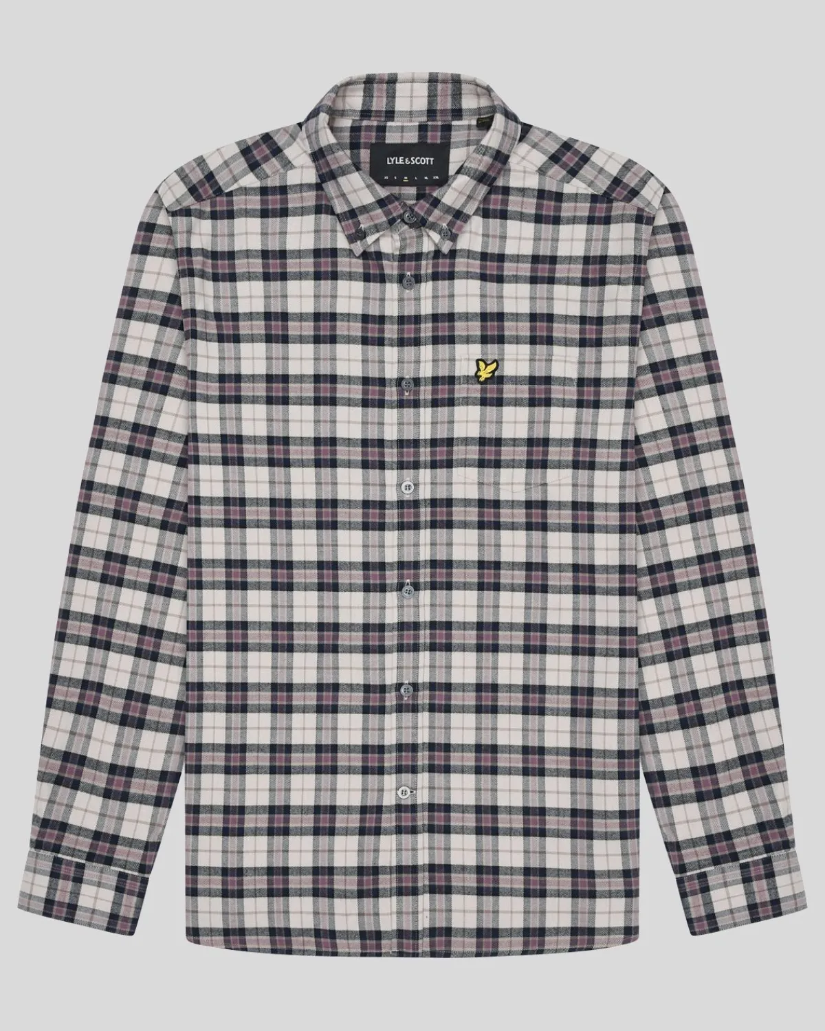 kariertes_flanellhemd_4-3.webp Lyle & Scott Vermächtnis | Hemden<Kariertes Flanellhemd DarkNavy