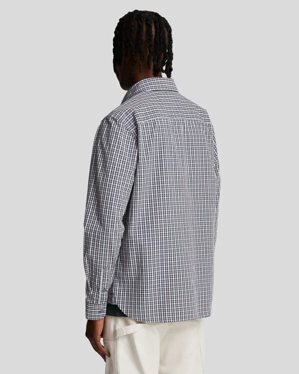Lyle & Scott Vermächtnis | Hemden<Kariertes Gingham Hemd ArgyleTeal/MountainThistle