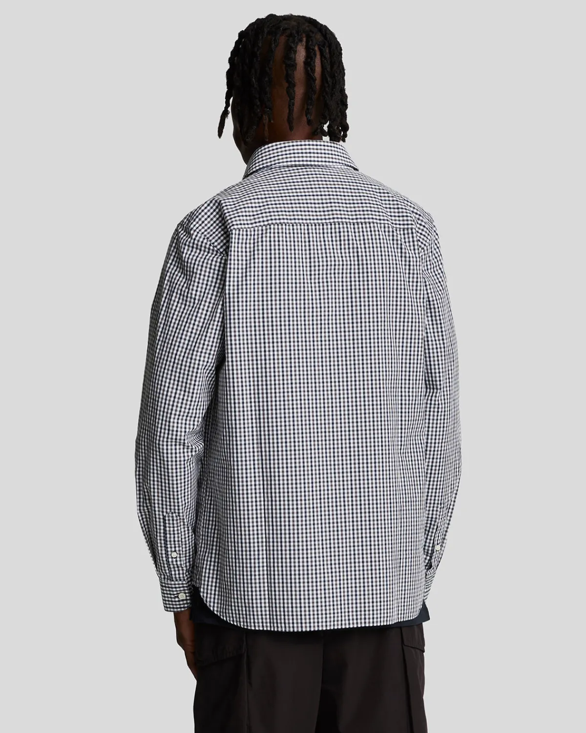 kariertes_gingham_hemd_2.webp Lyle & Scott Vermächtnis | Hemden<Kariertes Gingham Hemd White/DarkNavy