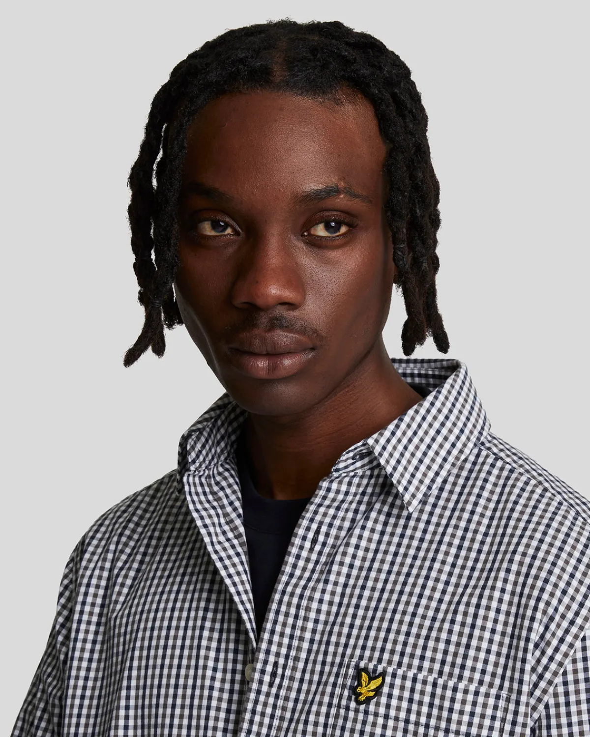 kariertes_gingham_hemd_3.webp Lyle & Scott Vermächtnis | Hemden<Kariertes Gingham Hemd White/DarkNavy