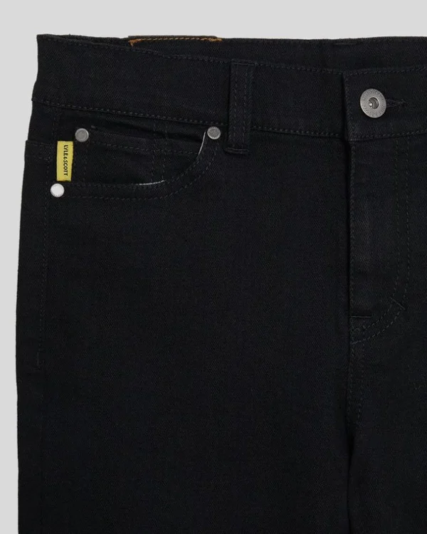 Lyle & Scott Kinder Unterseiten<Kinder 5 Pocket Jeans JetBlack